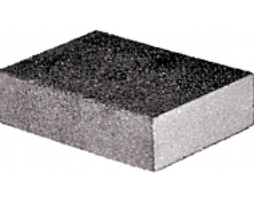 Губка шлифовальная 100*75*25мм P80,  карбид кремния