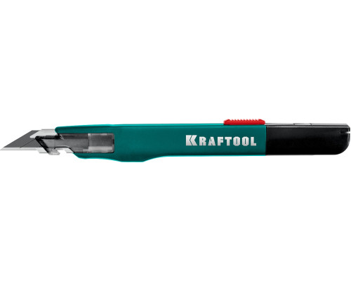 Нож технический 9 мм, автоcтоп Kraftool Grand-9