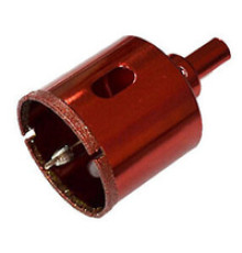 Коронка 68 мм алмазная по керамограниту и мрамору с напр. сверлом 