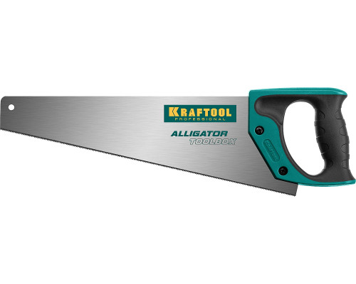 Ножовка универсальная 350 мм 13з/д компактная, спец. зуб, точный рез всех видов материалов Kraftool Alligator Toolbox13
