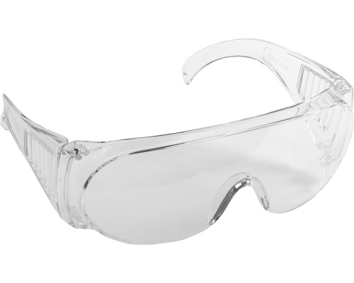 Очки защитные прозрачные, монолинза с доп. боковой защитой и вентиляцией, открытого типа Stayer MX-3