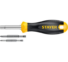 Отвертка комбинированная PH1/SL5 PH2/SL6 Stayer Hercules
