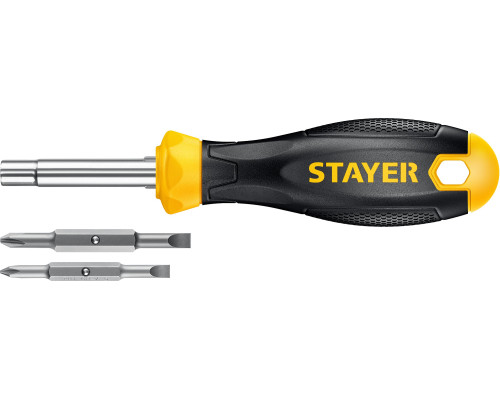 Отвертка комбинированная PH1/SL5 PH2/SL6 Stayer Hercules Отвертка комбинированная PH1/SL5 PH2/SL6 Stayer Hercules