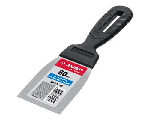 Шпатель 60 мм нержавеющее полотно Мастер Зубр