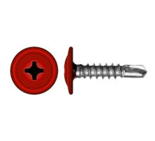 Саморезы прессшайба сверло 4,2х16 (3013) винно-красн