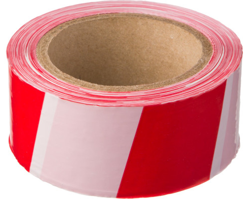 Лента сигнальная 50ммх150м красно-белая STAYER MAXTape