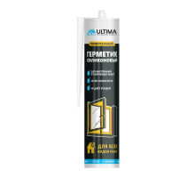 Герметик силиконовый универсальный серый Ultima U, 280мл