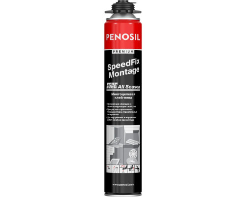 Клей-пена Penosil Premium SpeedFix Montage All Season многоцелевая (750 мл)