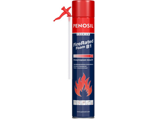 Пена Огнестойкая PENOSIL Premium Fire Rated Gunfoam В1 бытовая 720 мл.