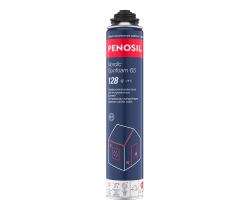Пена проф. зимняя PENOSIL Nordic Gunfoam 65 128 (-15C) 850 мл. Пена проф. зимняя PENOSIL Nordic Gunfoam 65 128 (-15C) 850 мл.