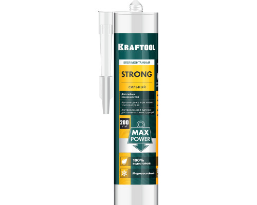 Клей Kraftool STRONG суперсильный белый 310 мл  41343