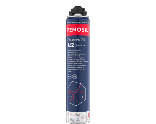 Пена проф. зимняя PENOSIL Premium Gunfoam 70 с увеличенным выходом 850/870 мл