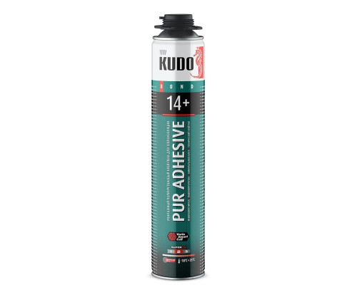 Клей-пена KUDO PROFF 14+ APS  полиуретановый монтажный всесезонный 1000 мл 900г