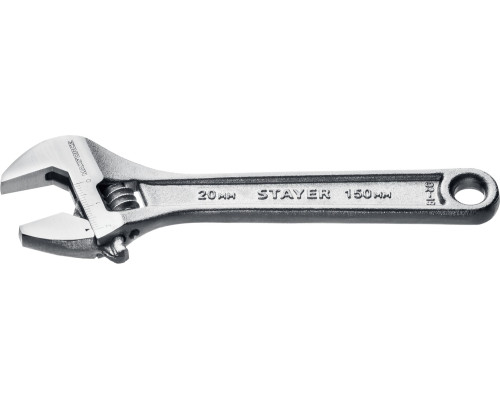 Ключ разводной 150 мм зев 20мм Stayer Max-Force