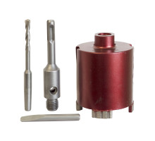 Коронка по бетону 68мм алмазная жел-бетон 4 сегмента sds+ Almarez