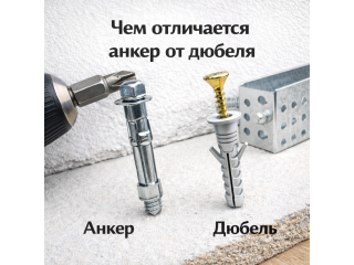 Чем отличается анкер от дюбеля